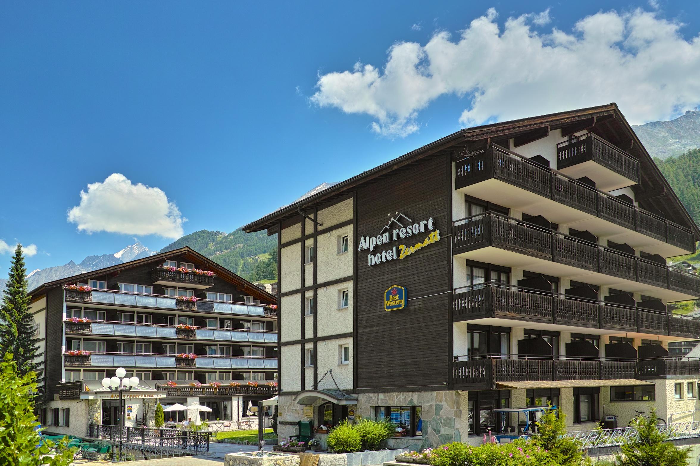 Alpen Resort & Spa Zermatt Exteriör bild